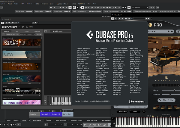 Jaquette de Steinberg Cubase Pro 15 v15.0.5