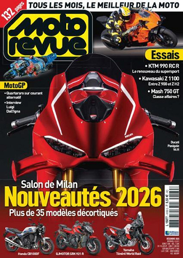 Jaquette de Moto Revue N.4169 Décembre 2025