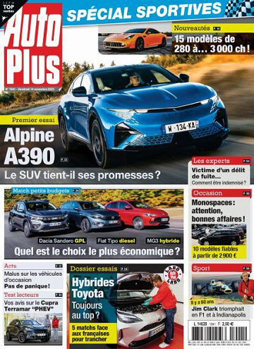 Jaquette de Auto Plus N.1941.14 Novembre 2025