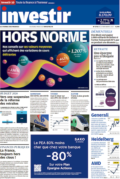Jaquette de Investir - 2706 - 15 Novembre 2025