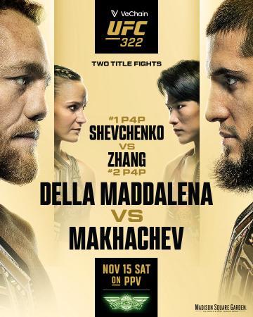 Jaquette de UFC 322 DELLA MADDALENA VS MAKHACHEV