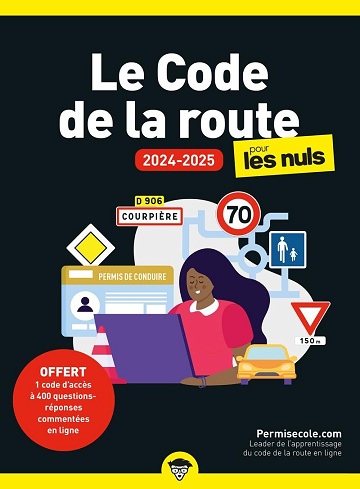 Jaquette de Le Code de la route 2024-2025 Permisecole com