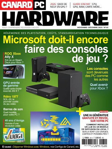 Jaquette de Canard PC Hardware N.65 Novembre-Décembre 2025
