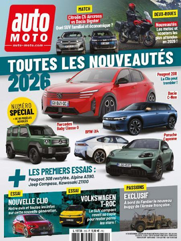 Jaquette de Auto Moto France N.350 Décembre 2025-Janvier 2026