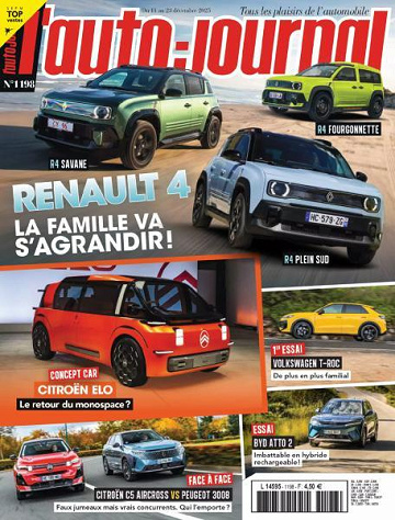 Jaquette de L’Auto-Journal N.1198.11 Décembre 2025