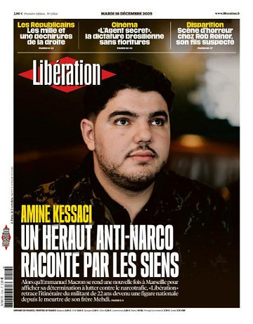 Jaquette de Libération du 16.12.2025