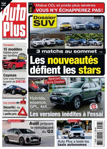 Jaquette de Auto Plus - 2 Janvier 2026