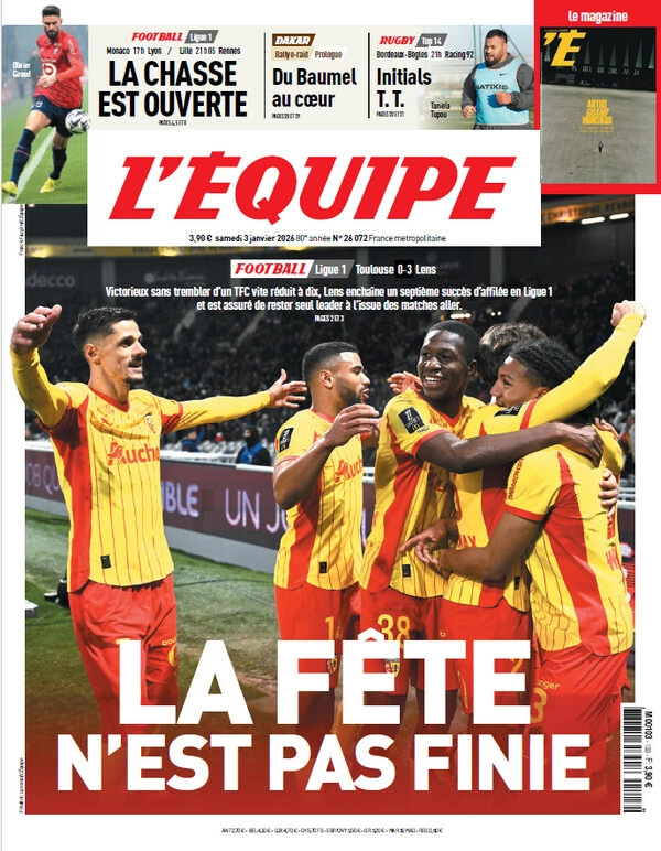 Jaquette de lequipe030126