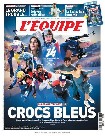 Jaquette de L’equipe du Mercredi 7 Janvier 2026