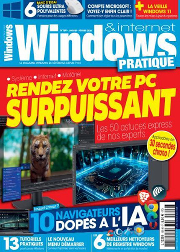Jaquette de Windows.&.Internet Pratique N.169 Janvier-Février 2026