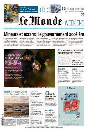 Jaquette de Le Monde.+.Le Mag du Samedi 10 Janvier 2026