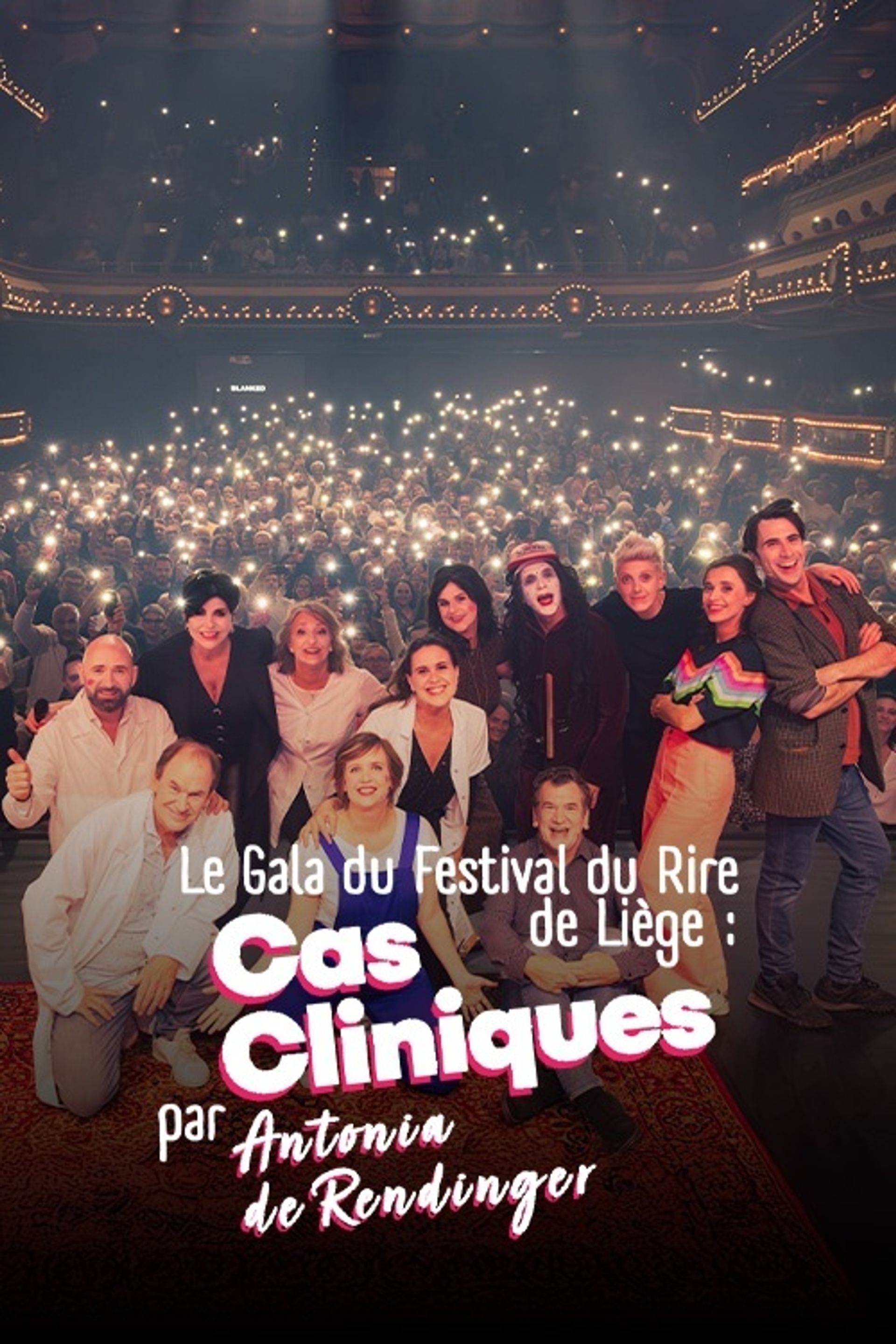 Jaquette de Gala du Festival du Rire de Liege Cas Cliniques par Antonia de Rendinger