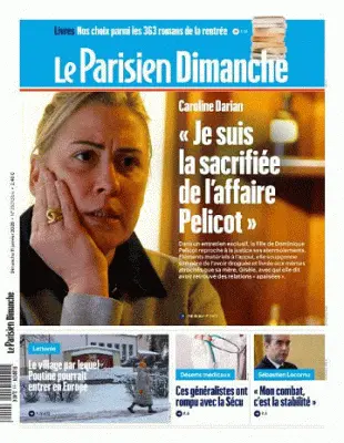 Jaquette de Le Parisien-Aujourdhui du 11.01.2026