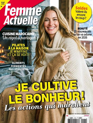 Jaquette de Femme actuelle N.2155.10 Janvier 2026