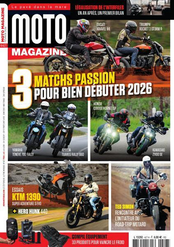 Jaquette de Moto Magazine N.427 Février 2026