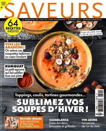 Jaquette de Saveurs France N.321 Février-Mars 2026