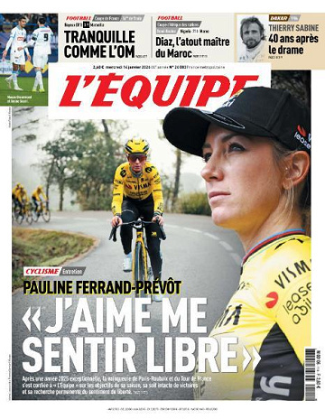 Jaquette de L’equipe du Mercredi 14 Janvier 2026
