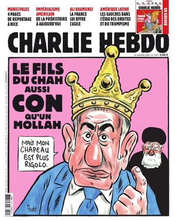 Jaquette de Charlie Hebdo N.1747.14 Janvier 2026