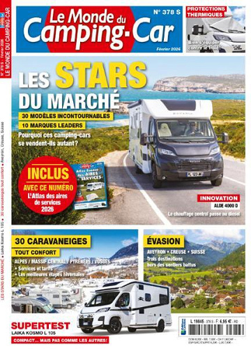 Jaquette de Le Monde du Camping-Car N.378 Février 2026