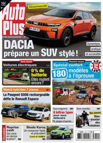Jaquette de Auto Plus N.1950.16 Janvier 2026 FR.