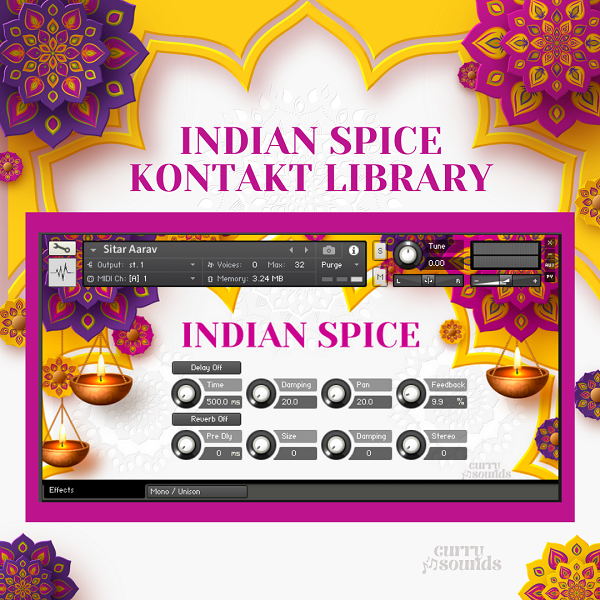 Jaquette de Sonic Market Indian Spice KONTAKT