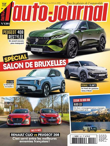 Jaquette de L’Auto Journal N.1201.22 Janvier 2026 FR.