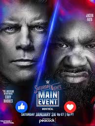 Jaquette de WWE Saturday Nights Main Event