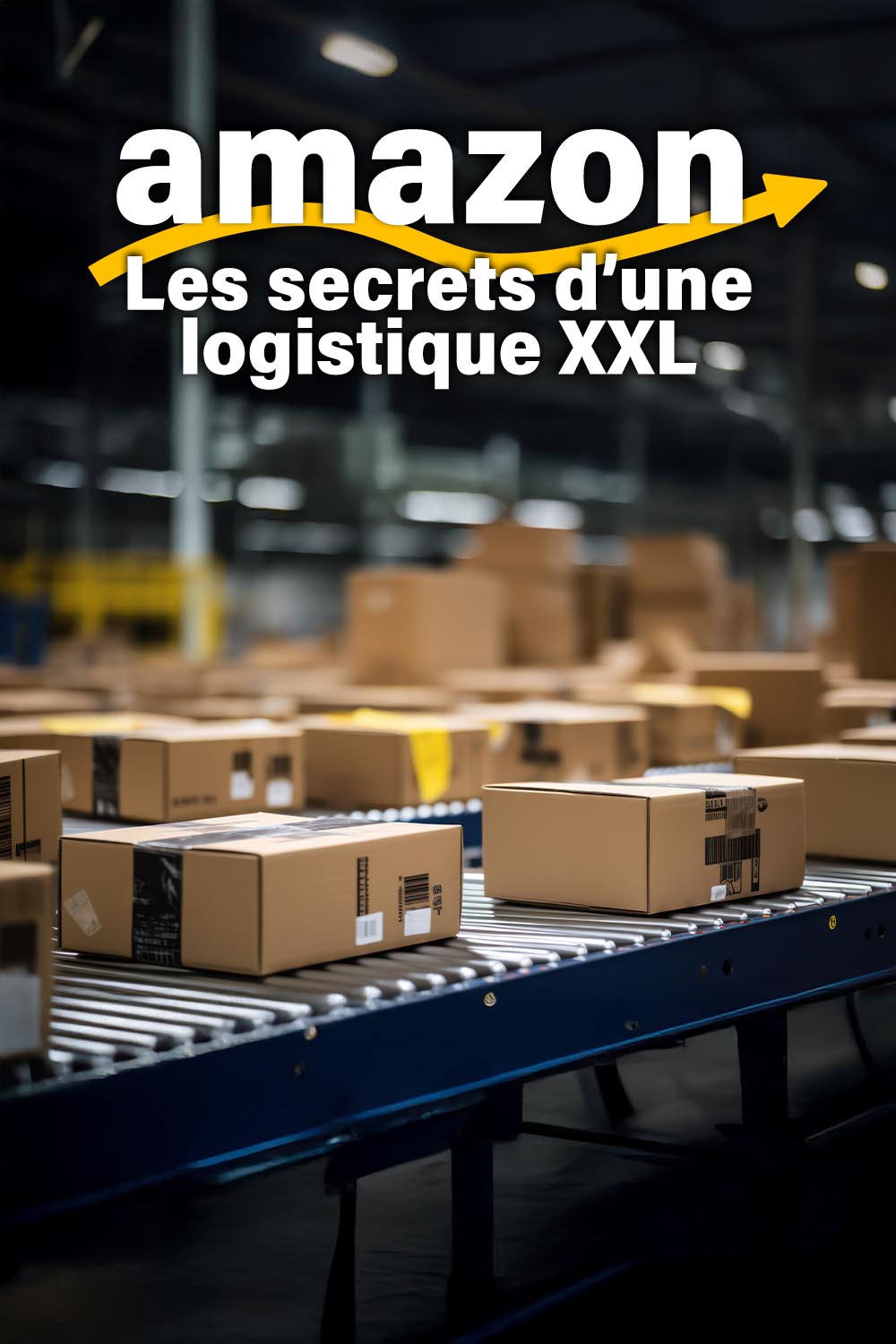 Jaquette de Amazon les secrets d une logistique XXL