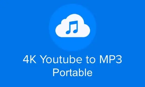 Jaquette de 4K YouTube to MP3 Portable 26.0.1.0280 (Windows)