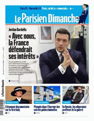 Jaquette de Le Parisien Aujourdhui du 01.02.2026