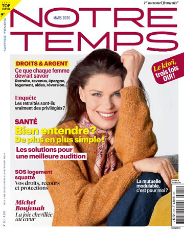 Jaquette de Notre Temps N.675 Mars 2026
