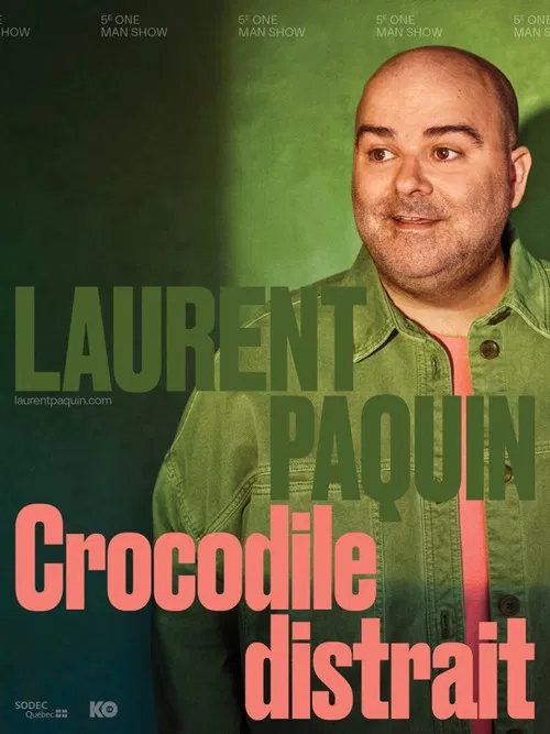 Jaquette de Laurent Paquin Crocodile Distrait