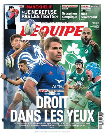 Jaquette de L’equipe du Jeudi 05 Février 2026