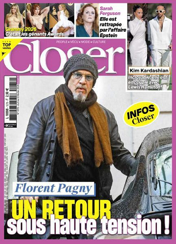 Jaquette de Closer N.1078.6 Février 2026