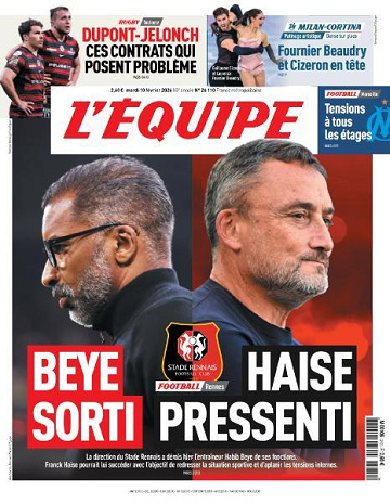 Jaquette de L’equipe N.26110 du Mardi 10 Février 2026