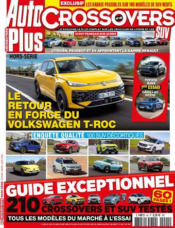 Jaquette de Auto Plus Hors-Série Crossovers Suv Février-Avril 2026