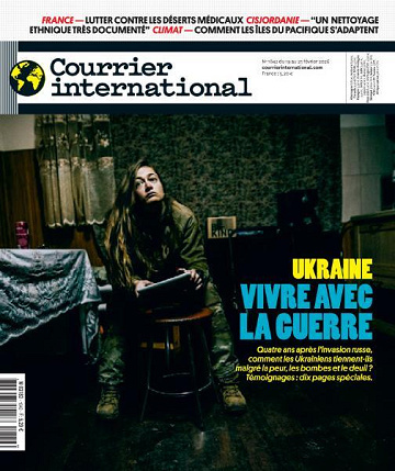 Jaquette de Courrier International 1842.19 Février 2026