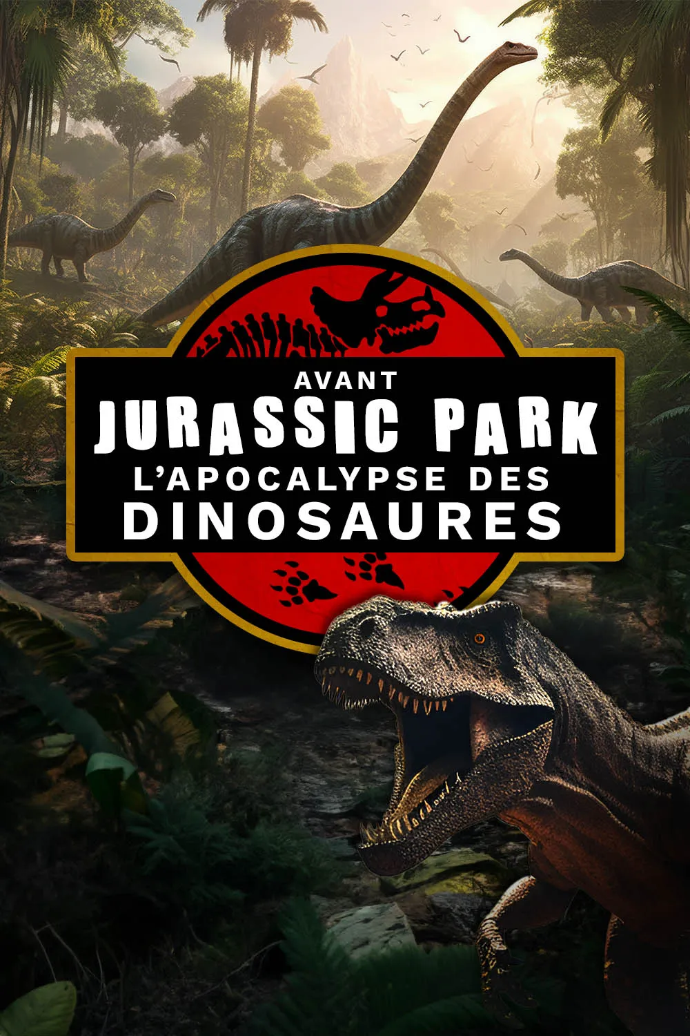 Jaquette de Avant Jurassic Park l apocalypse des dinosaures
