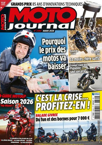 Jaquette de Moto Journal N.2392 Mars 2026