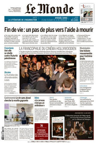 Jaquette de Le Monde N.25244 du Vendredi 27 Février 2026