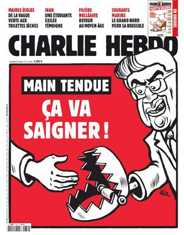 Jaquette de Charlie Hebdo Du Mecredi 18 Mars 2026 FR.
