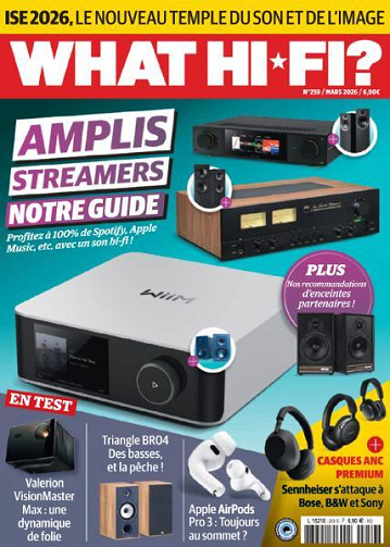 Jaquette de What Hifi N.259 Mars 2026 Fr.