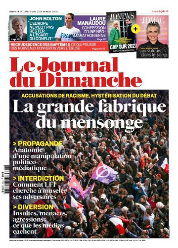 Jaquette de Le Journal Du Dimanche 5 Avril 2026 FR.
