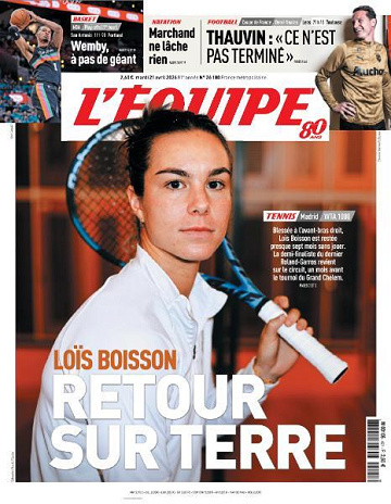 Jaquette de Lequipe du 21 Avril 2026 FR.