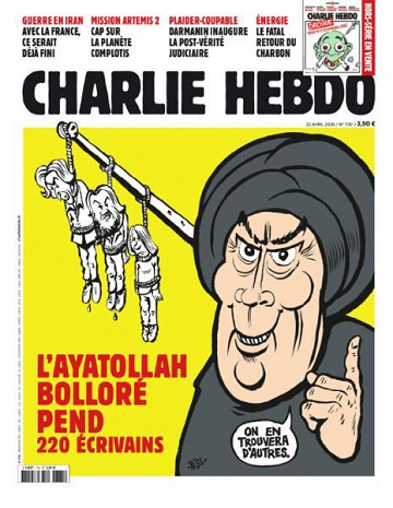 Jaquette de Charlie Hebdo Du 22 Avril 2026 FR.