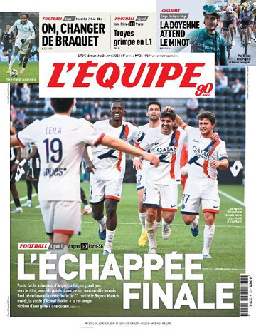 Jaquette de Lequipe du 26 Avril 2026 FR.