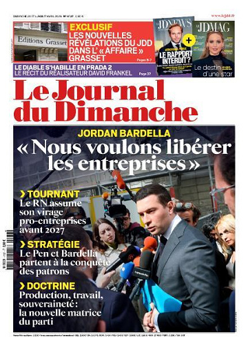 Jaquette de Le Journal Du Dimanche 26 Avril 2026 FR.