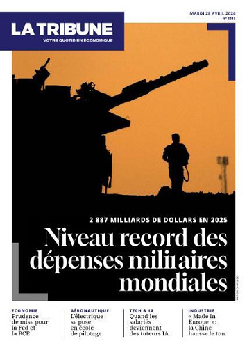 Jaquette de La Tribune du 28 Avril 2026 FR.