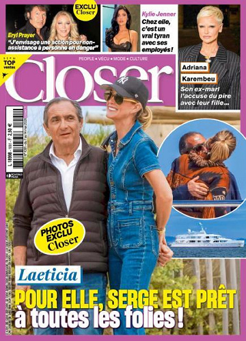 Jaquette de Closer N.1091 Du 7 Mai 2026 FR.