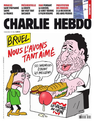 Jaquette de Charlie Hebdo Du 13 Mai 2026 FR.